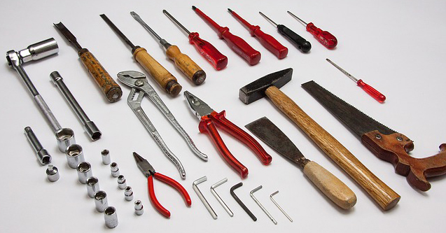 les outils de bricolage 